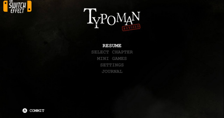 [Review] Typoman – Nintendo Switch