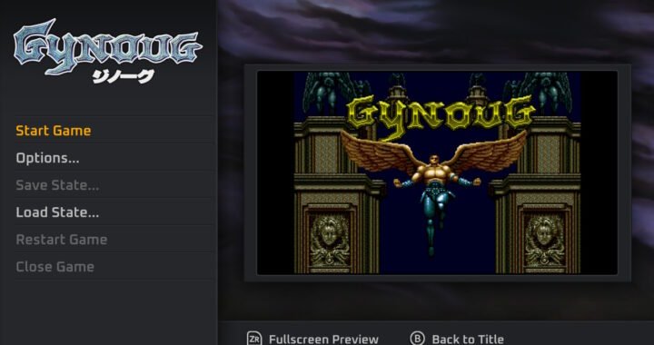[Review] Gynoug – Nintendo Switch