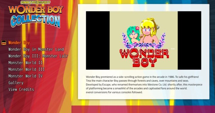 [Review] Wonder Boy Anniversary Collection – Nintendo Switch