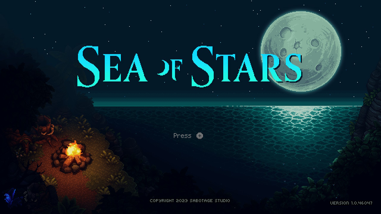 Sea Of Stars Main Menu Nintendo Switch
