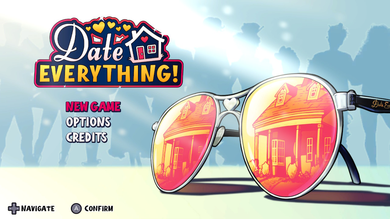 Date Everything Indie Game Nintendo Switch Main Menu