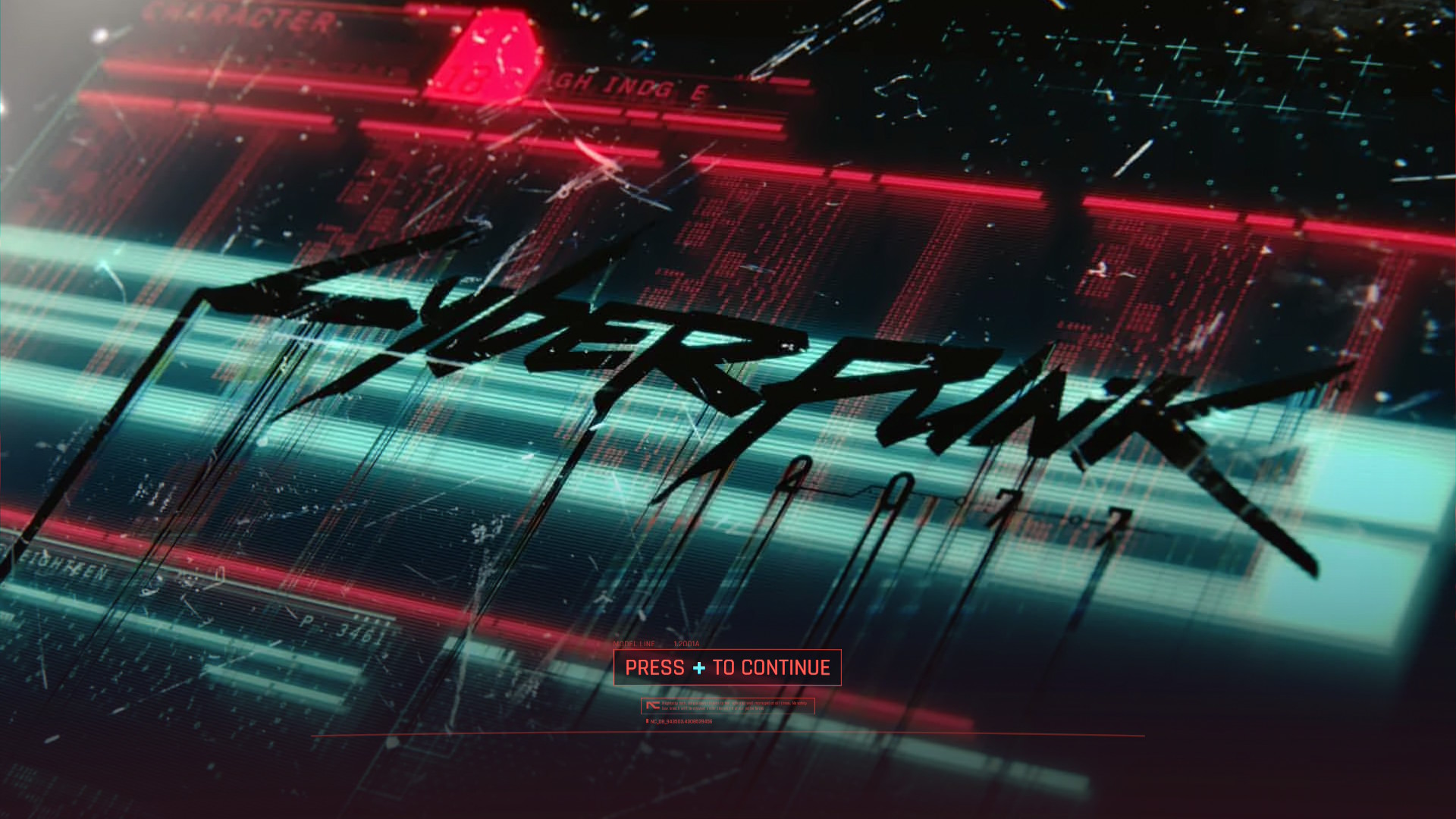Cyberpunk 2077 Nintendo Switch 2 Main Menu