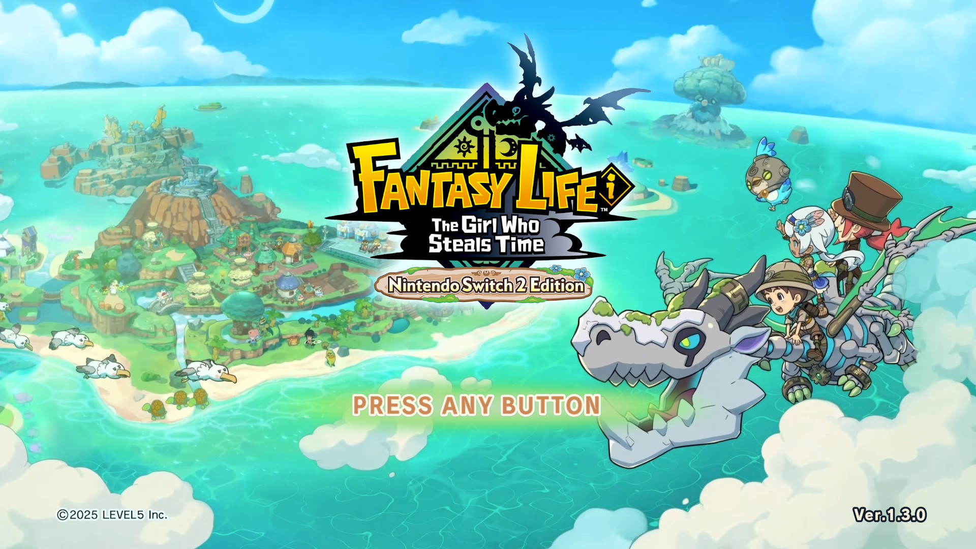 Fantasy Life I Nintendo Switch 2 Main Menu