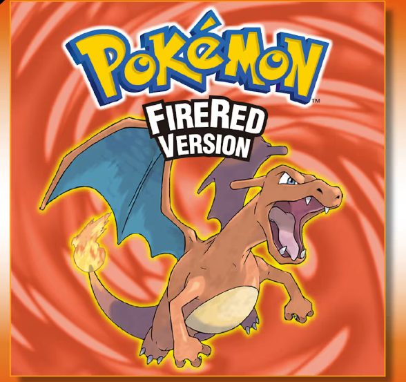 Pokemon FireRed Cover Art Nintendo